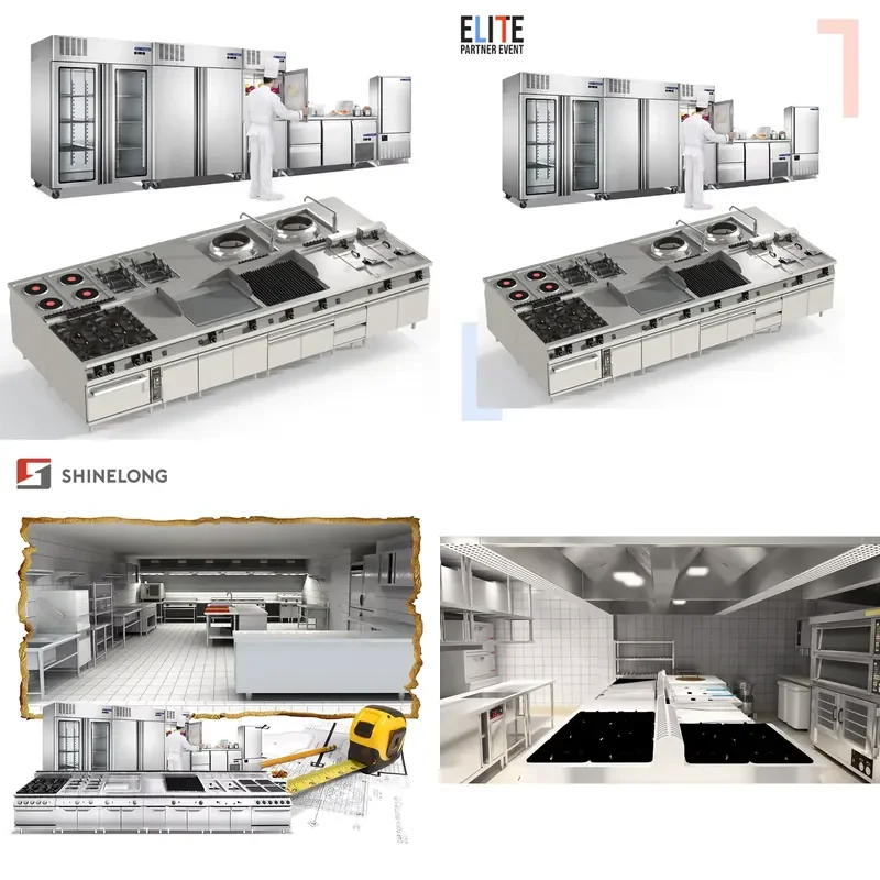 2026 Industrial Stainless Steel Commercial Hotel Restaurant Kitchen Equipment List(One-stop Solution)