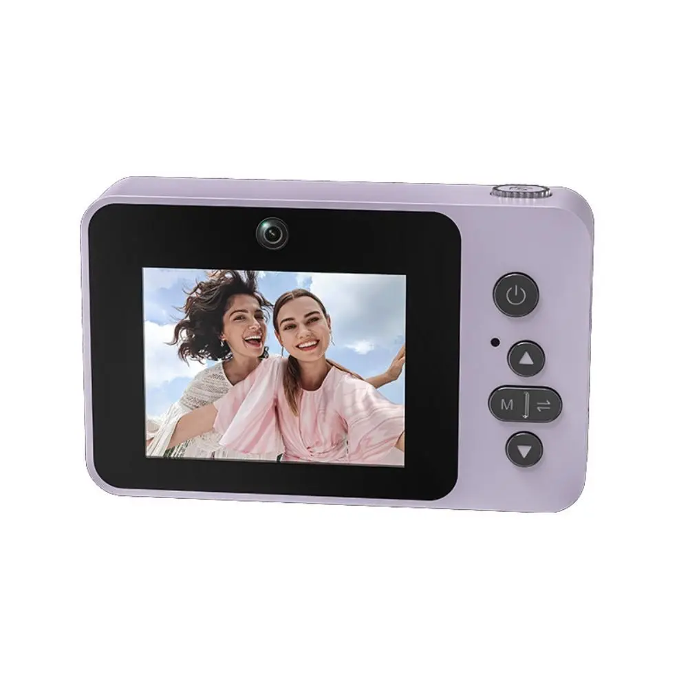 Cámara Digital Retro CCD con Pantalla de 2.4 Pulgadas, Reproductor de Música MP3, Diseño de Espejo Completo/Semi, Cámara Vlog Portátil, Video HD, Zoom 8X