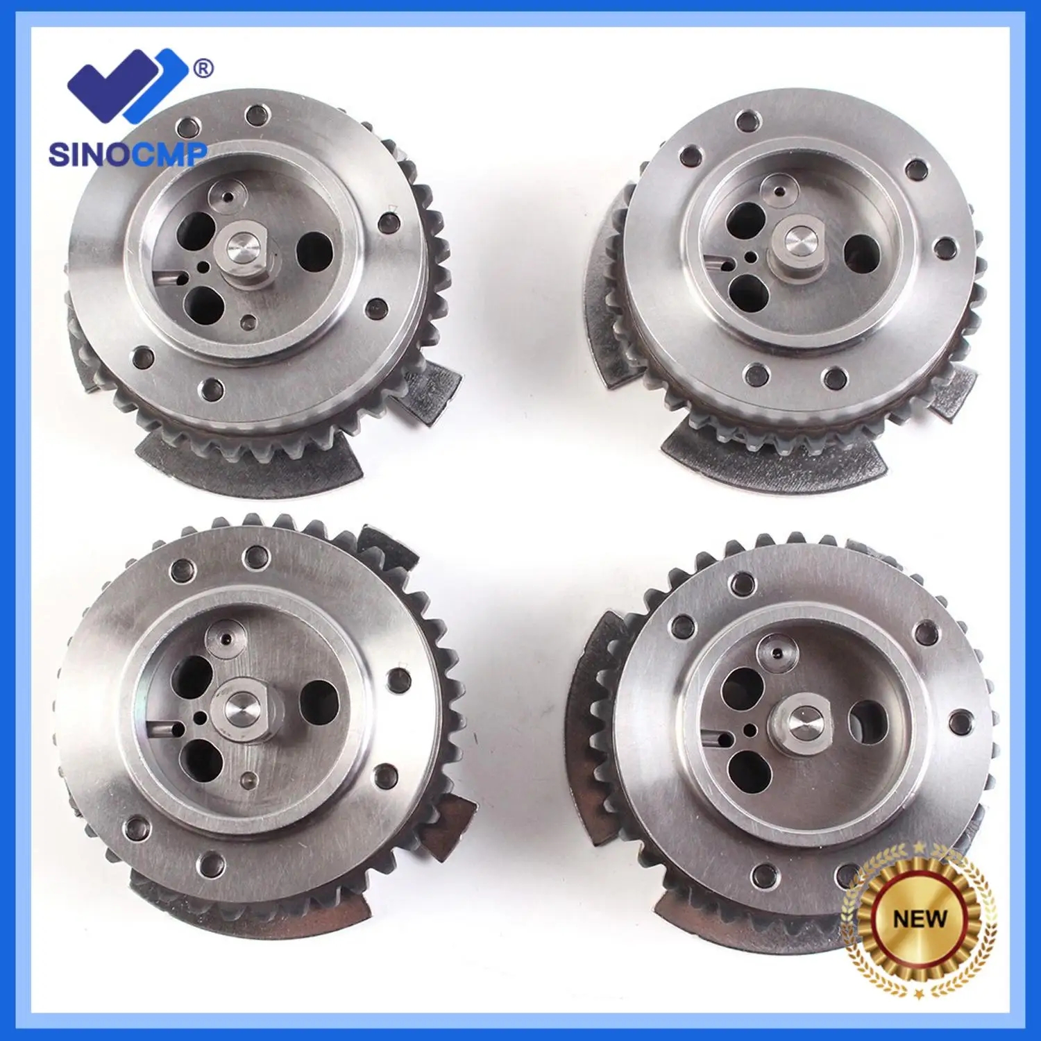 

4pcs AJ126 Intake & Exhaust Variable Timing Camshaft Gears LRO60395 LRO60396 For 2010-2015 LR4 Range 3.0L 5.0L V8 DOHC Car Parts