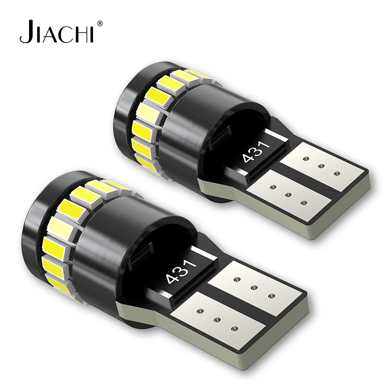 JIACHI مصنع حزمة من 4 قطعة T10 W5W Led Canbus ضوء السوبر مشرق DC12v 6000k 6500k 194 168 501 السيارات سيارة الداخلية الجانب المصباح الكهربي