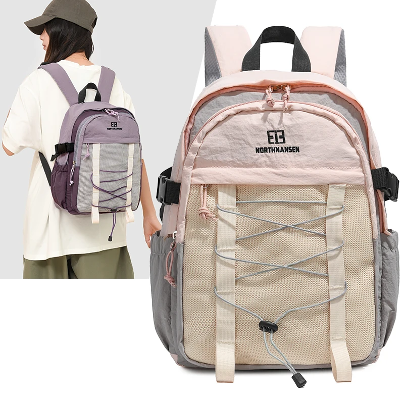 Fashionable and trendy colorful backpack Summer Outdoor Travel Sports Spliced Mountaineering Backpack Casual travel backpack