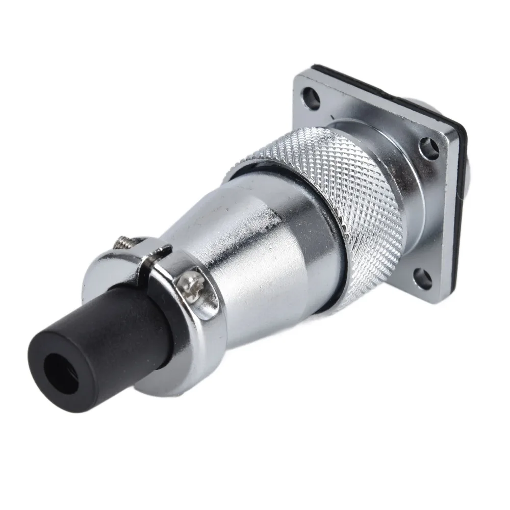 WS20 2 Pins Aviation Connector Waterproof Male Plug Female Plug Metal Thread 500V 25A Panel Mount Connector