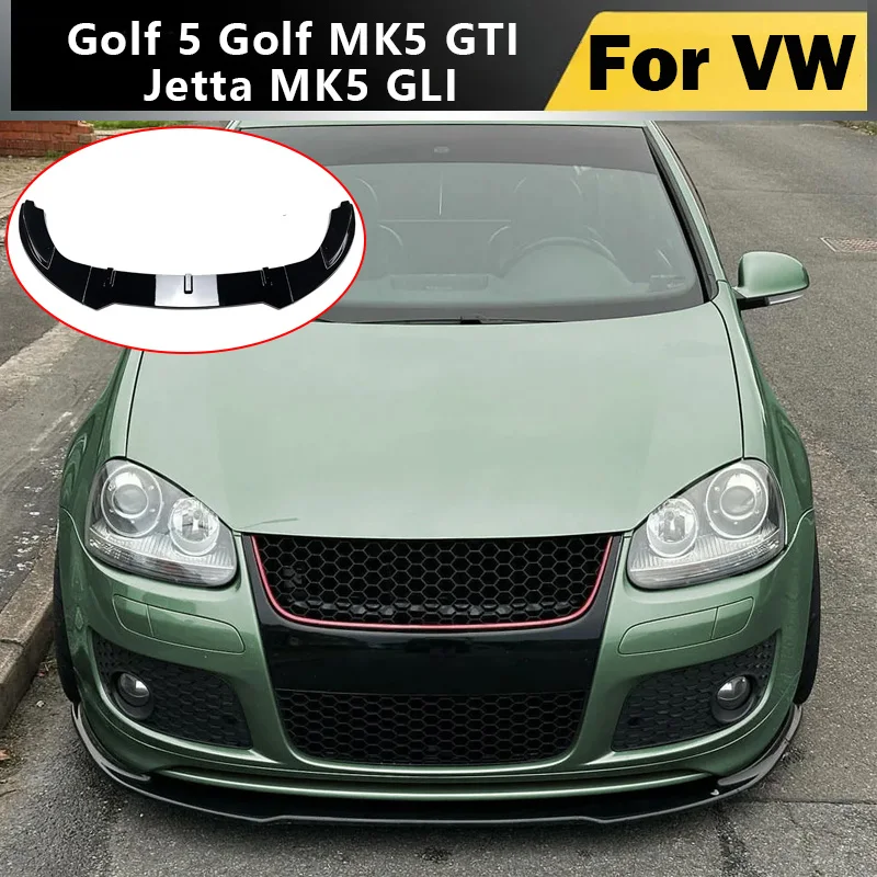 

Для VW Golf 5 Golf MK5 GTI Jetta MK5 GLI передний бампер, спойлер, разделитель, диффузор, комплект кузова, ремонт передней лопаты, защита лезвия, часть