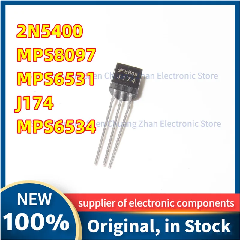 

10Pcs/Lot J174 MPS6531 MPS6534 MPS8097 2N5400 PNP MOSFET TRIODE TO-92STOCK Direct purchase