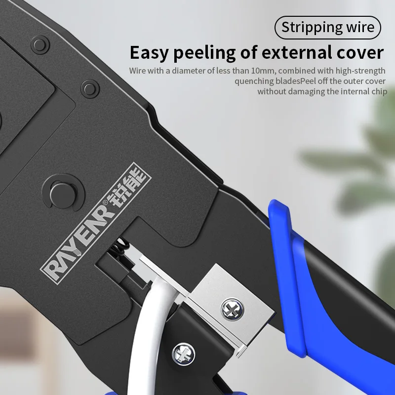 Crimper Crimping Tool Portable Ethernet Network Cable Crimper Cutting Tools Stripper Punch Down RJ45 RJ12 RJ11 Cat5 Cat6