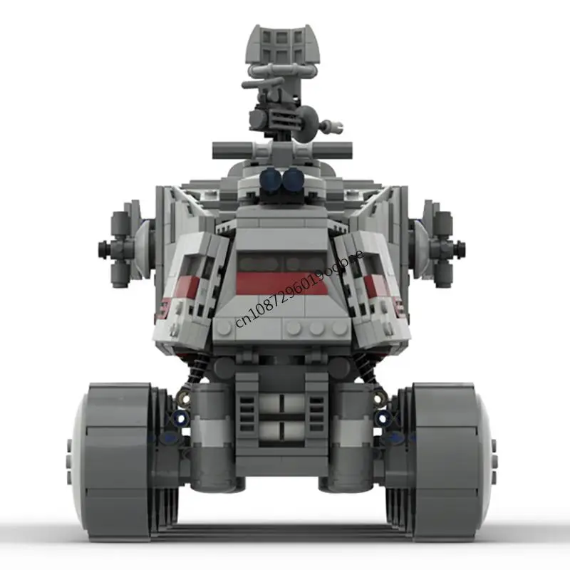 新1358ピース 有名スターバトル映画 MOC A6 ターボタンクモデル DIY クリエイティブアイデア 子供のおもちゃ 誕生日 クリスマスギフト カスタムパズル