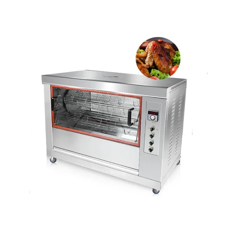 Stainless Steel Electric Chicken Rotary Commercial Brazilian Rotisserie/Charcoal Rotisserie/BBQ Grill