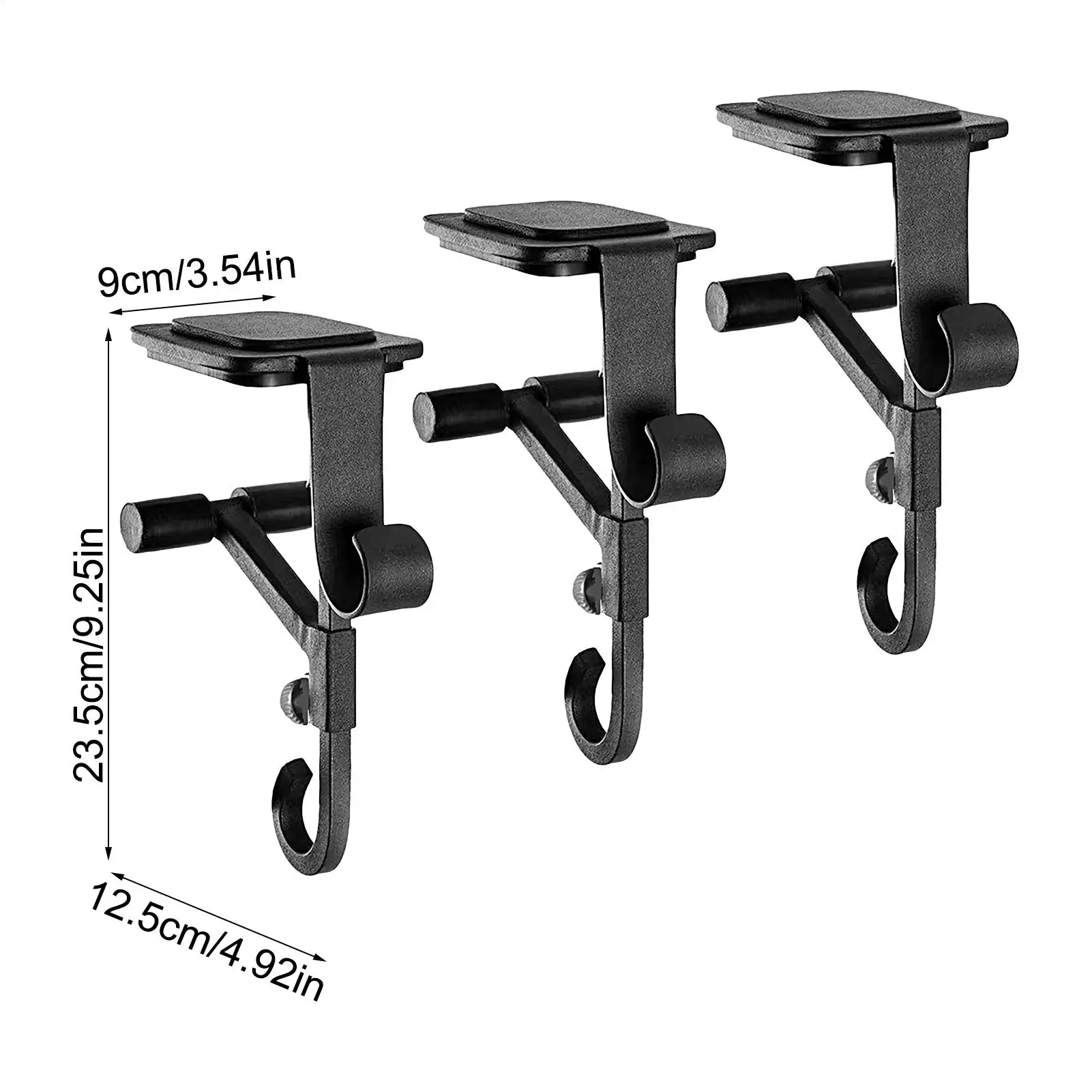 

Fireplace Stocking and Garland Hanger, Paeose Garland Holder for Mantle, Adjustable 2 in 1 Double Mantel Hangers for Christmas