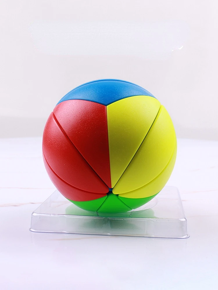 

Ball Magic Cubes Special Shaped Irregular Magic Cubes Frosted Solid Color Football Shaped Puzzle Student Toys