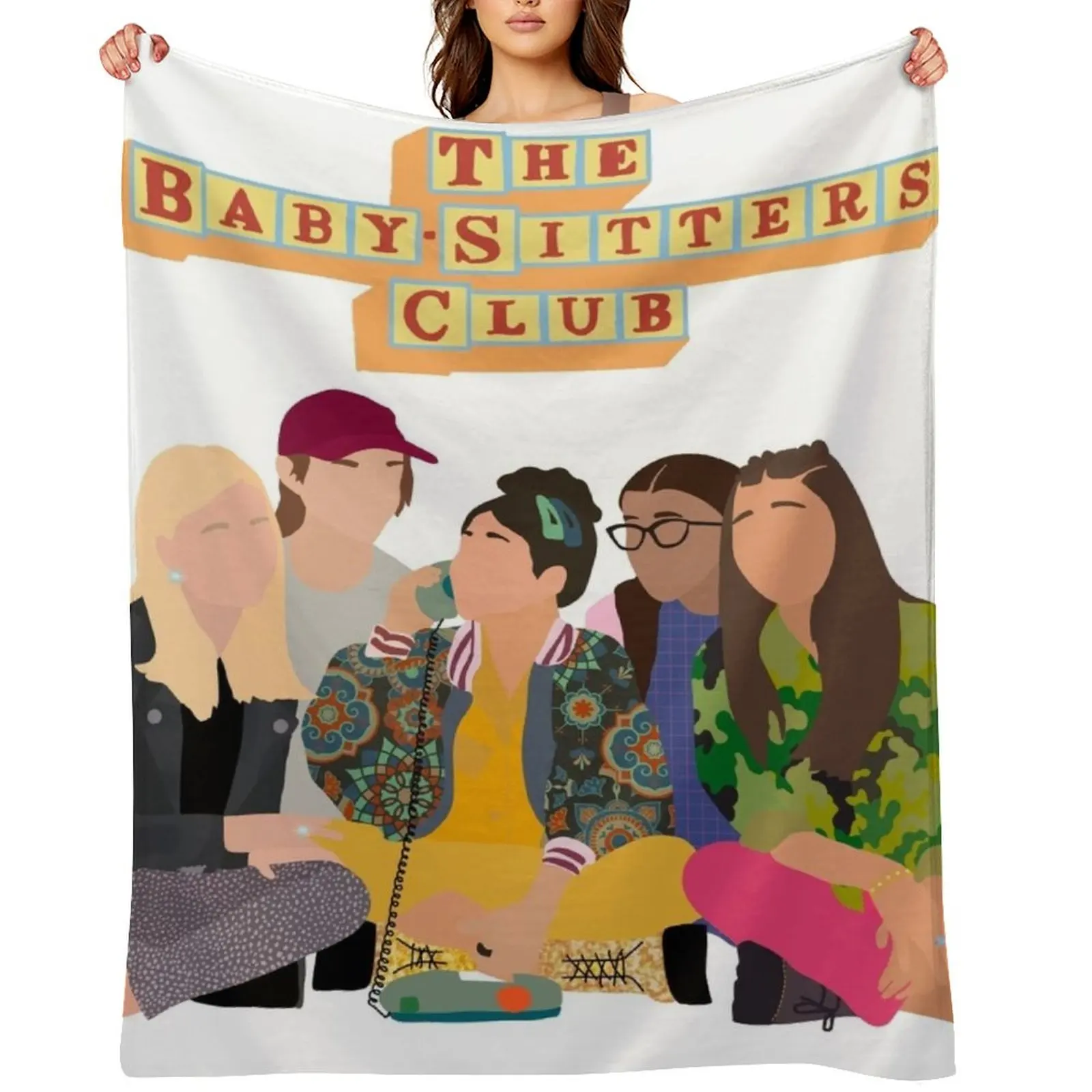 

Baby-Sitters Club Throw Blanket Luxury Thicken Multi-Purpose Cute Plaid Kid'S Blankets
