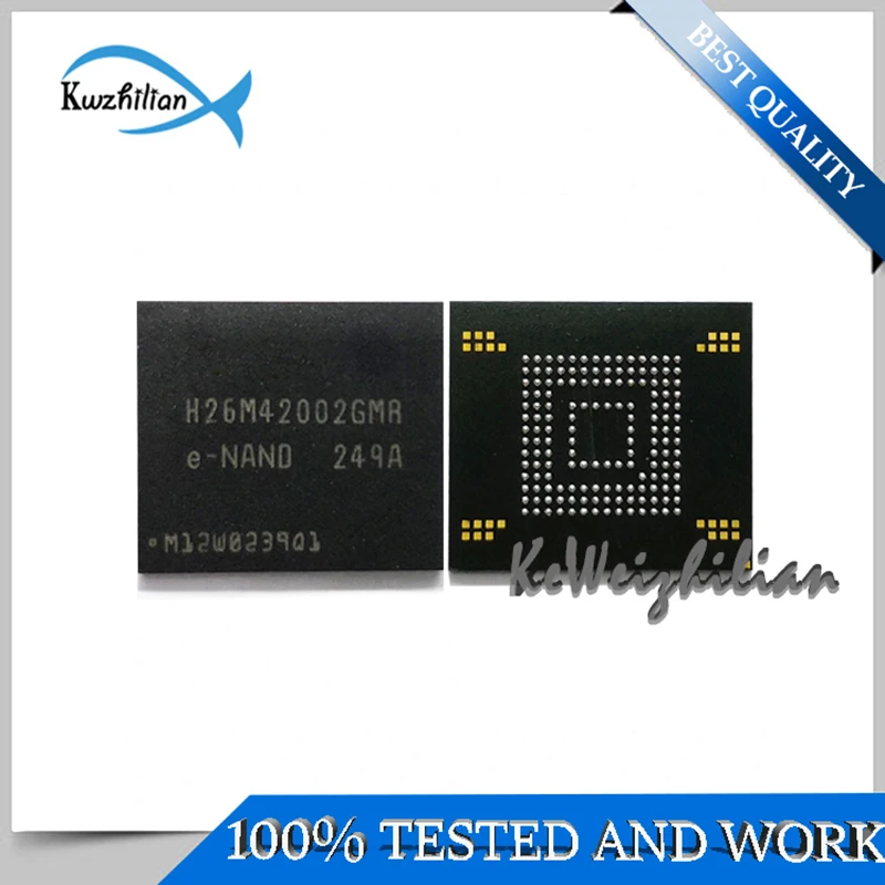 H26M42002GMR  H26M42002GSR  8GB  EMMC  Version 4.41  153FBGA  New original and Second hand Tested OK  Memory  Flash chips  IC