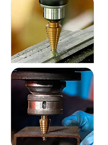 4-32 mm 4-20 mm HSS Titanium Coated Step Drill Bit High Speed Steel Metal Wood Hole Cutter Cone Drilling Tool