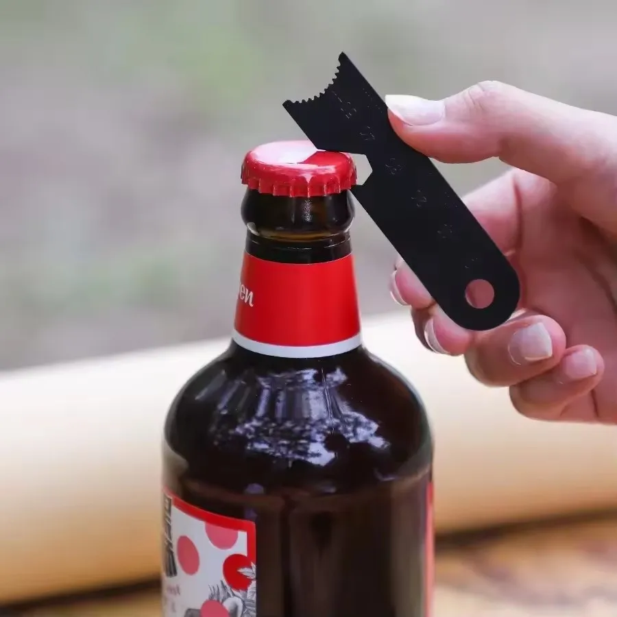 New Outdoor Survival Lighter, Windproof and Waterproof Bottle Opener Flint Umbrella Rope Sleeve, Magnesium Rod Scraper Lighter - Image 4