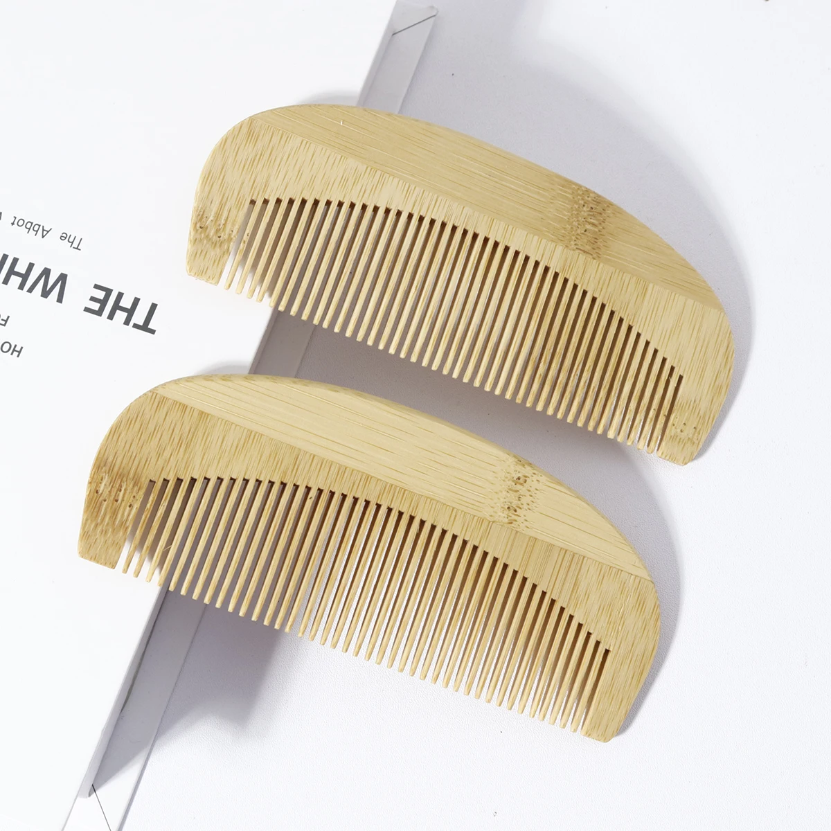 

Расческа из натурального бамбука и дерева, антистатическая деревянная расческа, расческа с тонкими зубцами, расческа для укладки волос, специально для париков из натуральных волос