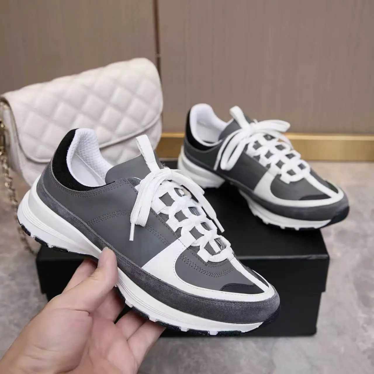 Double Stitching Reinforced Unisex Board Shoes High Top Casual Skateboard Sneakers Durable Long Lasting Couple Footwear Wear Resistant Rubber Sole Skate Enthusiast Street Casual Sports Shoes