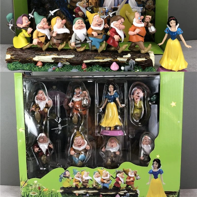 

New Disney Action Figure Snow White And The Seven Dwarfs Toy Doll Collection Model Birthday Halloween Birthday Gift Friends Gift