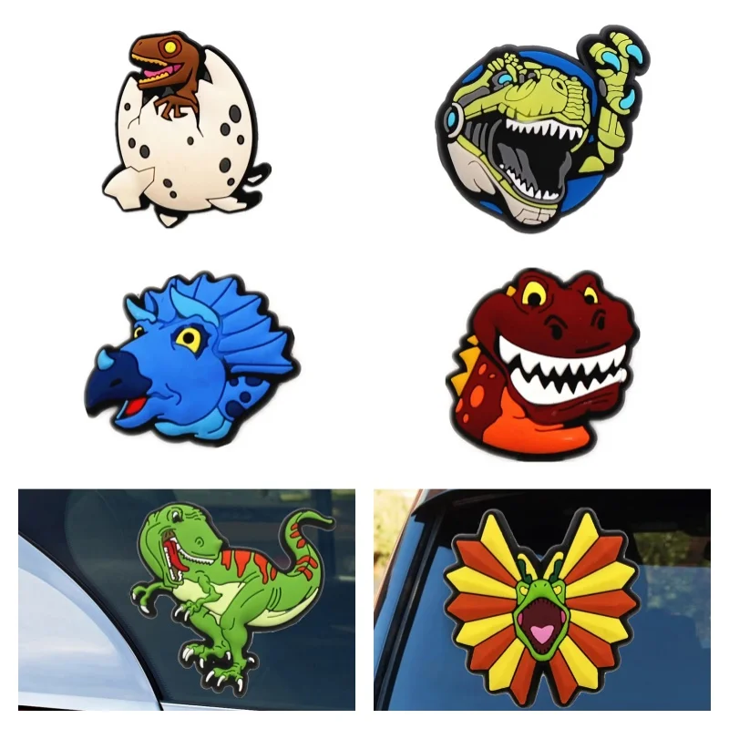 

Creative cartoon Dinosaur Car Sticker Decal Automobile Motorcycles Laptop Trunk Decorate Accessories Vinyl Decal Car Sticker