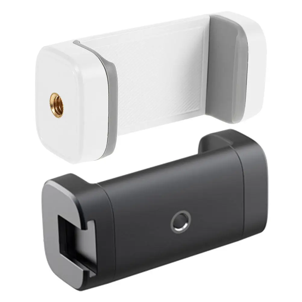 2Pcs Phone Clamp for Tripod Universal Mobile Holder Clip Lightweight Stable for Live Streaming Selfie and Filming