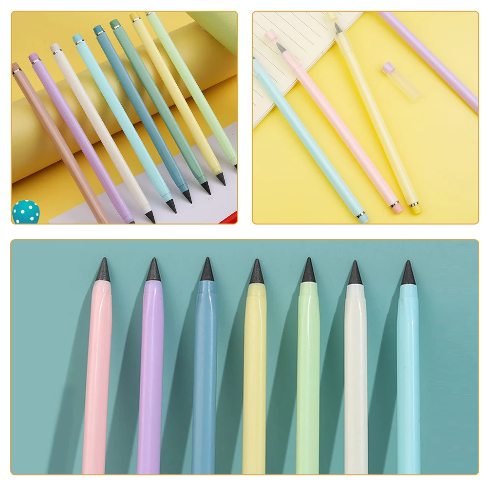 12 Pcs Powder Positive Pencil Student Use Pencils Drawing Plastic School