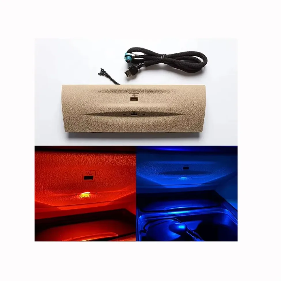 

Ambient Lighting Panel with USB Audio Cover For BMW 3 Series 3GT 4 Series 2012-2019, Center Console Ambient Lighting