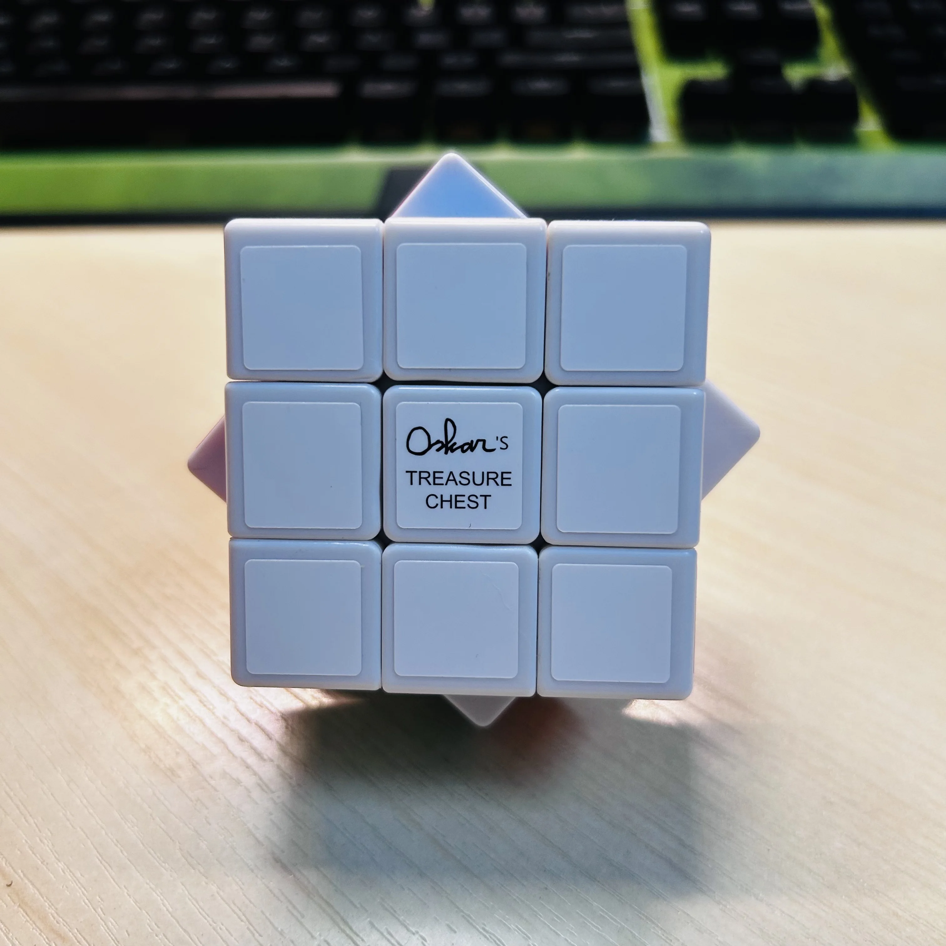 Meffert's Cube 3x3 Caixa Cubo Mágico Preto Branco 3x3x3 Cubo Mágico Quebra-cabeça Brinquedos Infantis