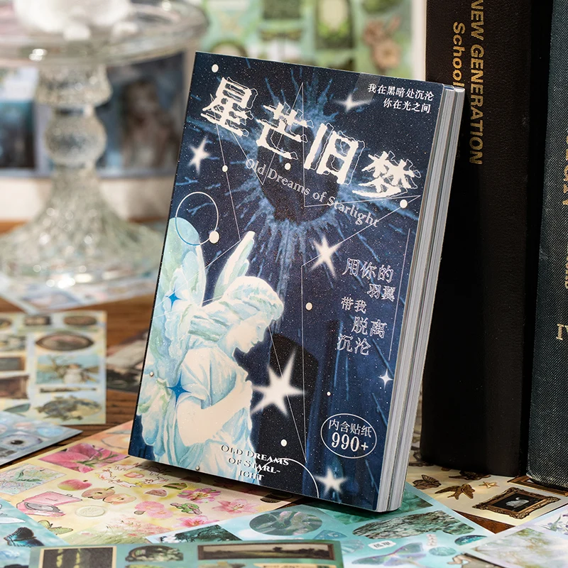 

30 листов винтажных стикеров в стиле Dreamcore Y2K для декора дневников, коллажей и скрапбукинга