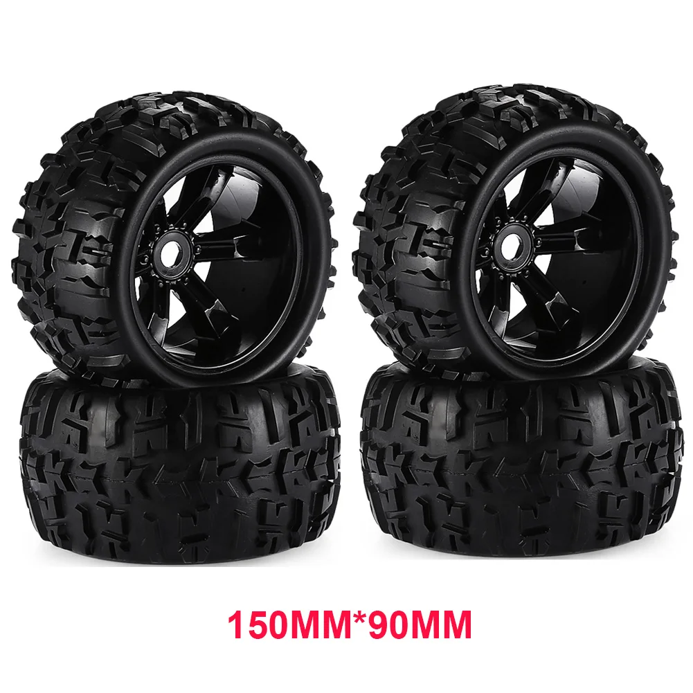 4 Stks/pak 1/8 Schaal 17Mm Hex Rc Truck Banden En Wielen Set Gelijmd Voor Traxxas Maxx Tmaxx E-Revo Revo 3.3, Jlb Cheetah Monster