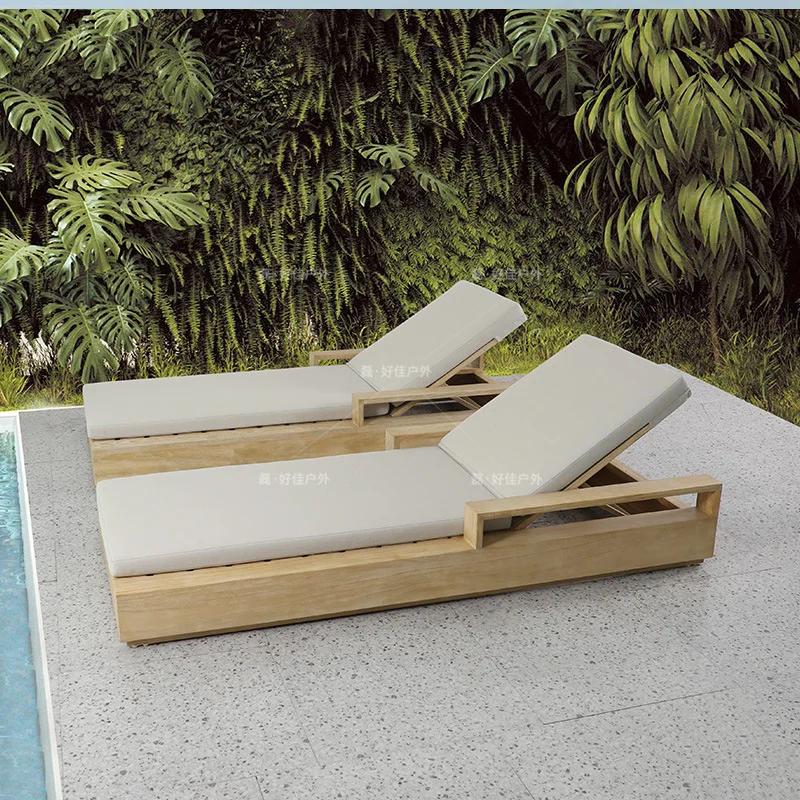 

Customizable Outdoor Teak Bed Casual