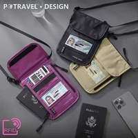 Bolso de Hombro Ultraligero con RFID y Compartimento para AirTag, Organizador de Viaje Impermeable para Teléfono, Dinero en Efectivo y Licencia de Conducir