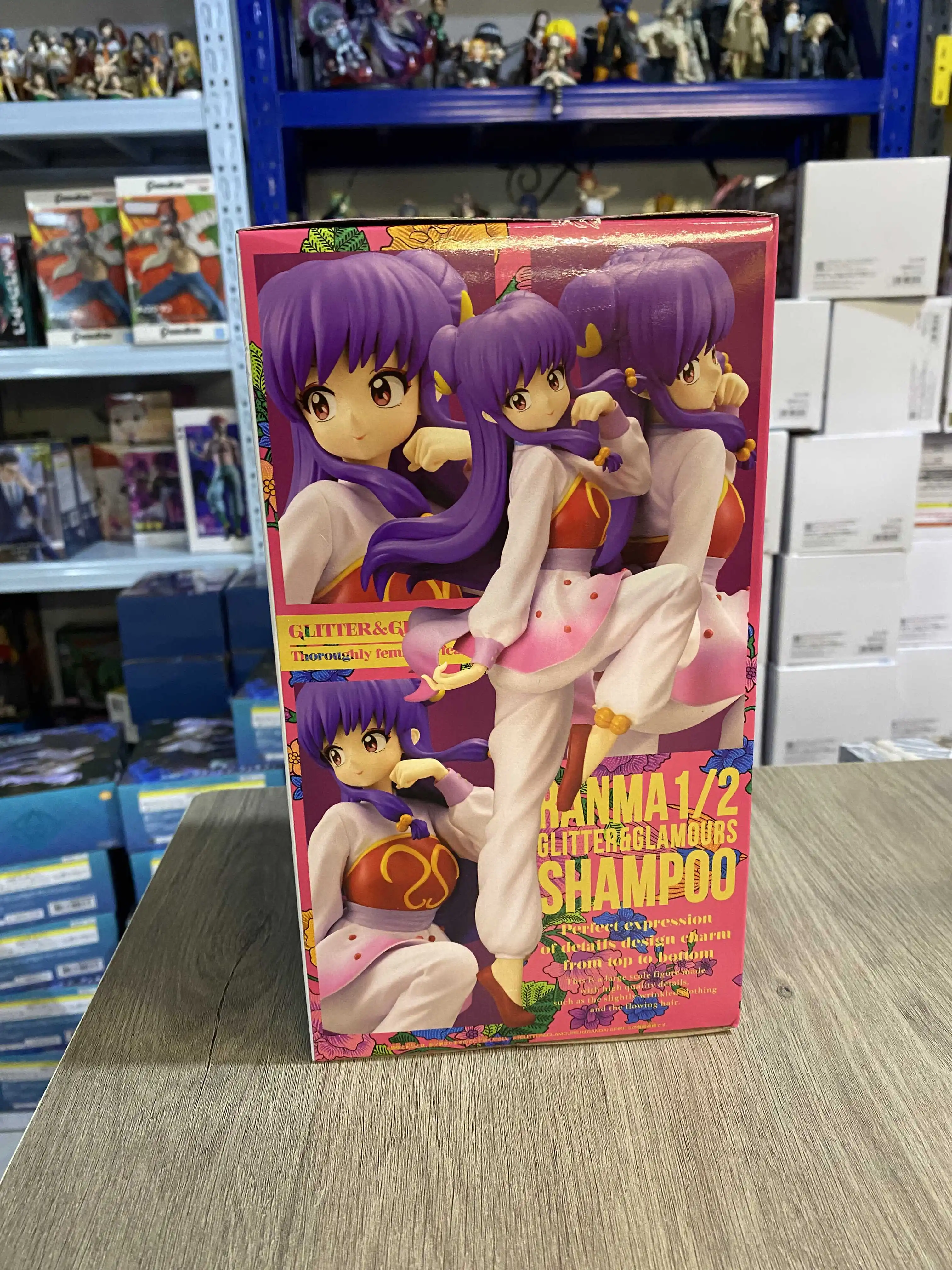 

In Stock Genuine Bandai Banpresto Ranma 1/2 Glitter Glamours Shampoo Standing Posture Anime Figure Model Collector Toys Gift