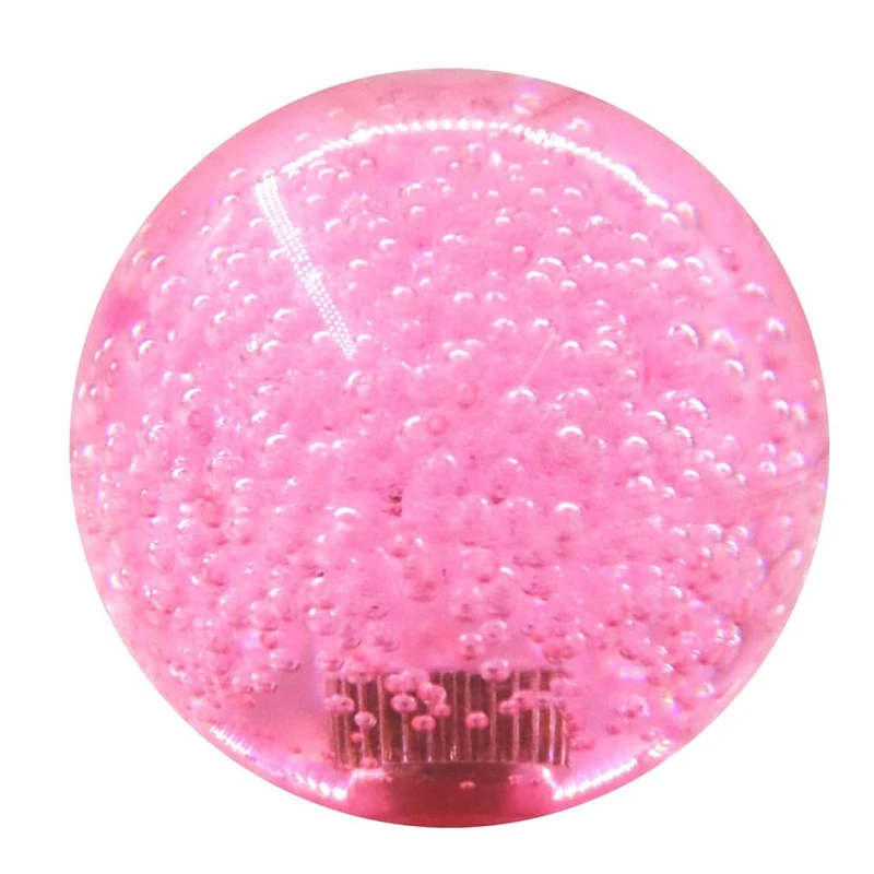 1 PCS Crystal Joystick Ball Top Handle Rocker M6 Screw Head Arcade Game Joysticks Easy-Install Pink DIY Replacement Parts