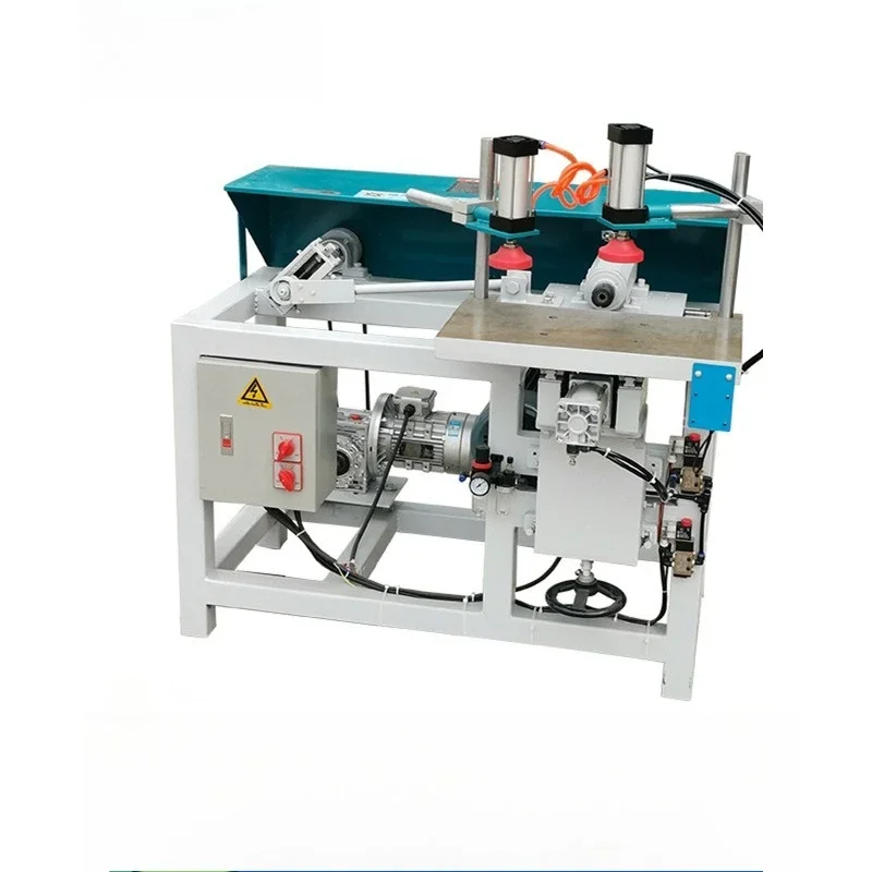 Horizontal single-axis high-speed grooving machine, side automatic drilling precision guide rail pneumatic pressing mortise