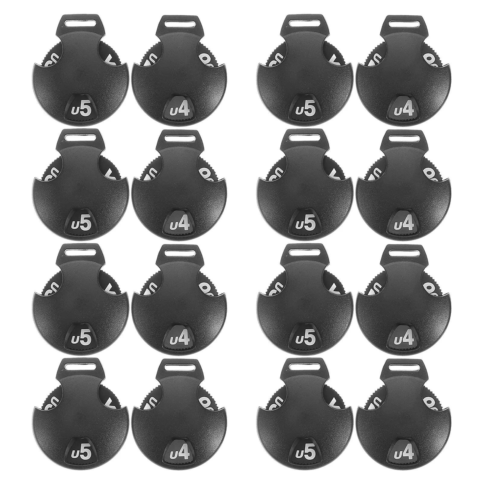 16Pcs Golf Headcover Number Tags Interchangeable Rotating Plastic Markers for Driver Fairway Woods Putter Mallet Covers view 4