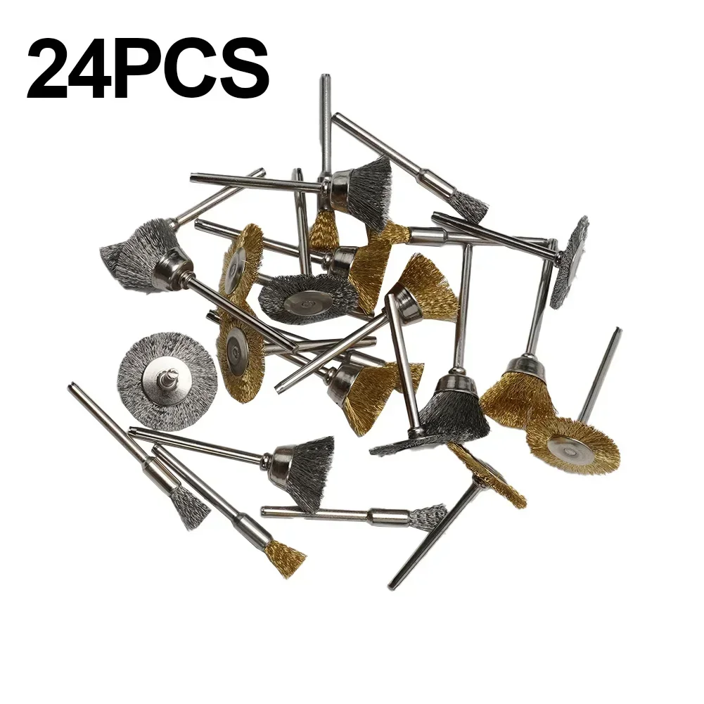 Wire Brush Brass Brush Die Grinder Removal Brush Rotary Tools Stainless Steel Wire Brush For Metal And Nonmetal