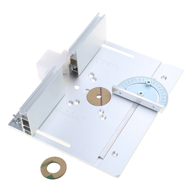 Aluminum Router Table Insert Plate Multifunctional Trimmer Engraving Machine Wood Milling Flip Board Table Panel