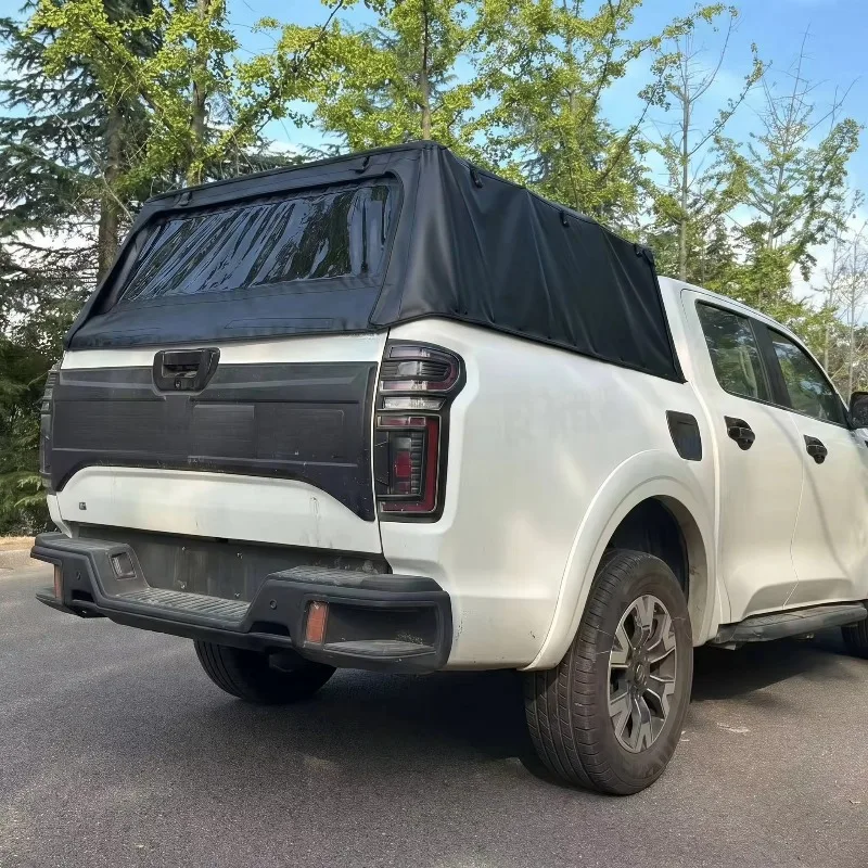 Pickup Bed Cover, Waterproof Oxford Fabric, Soft Tonneau Cover, Foldable Mesh Canopy, For GWM Cannon Poer Truck Topper