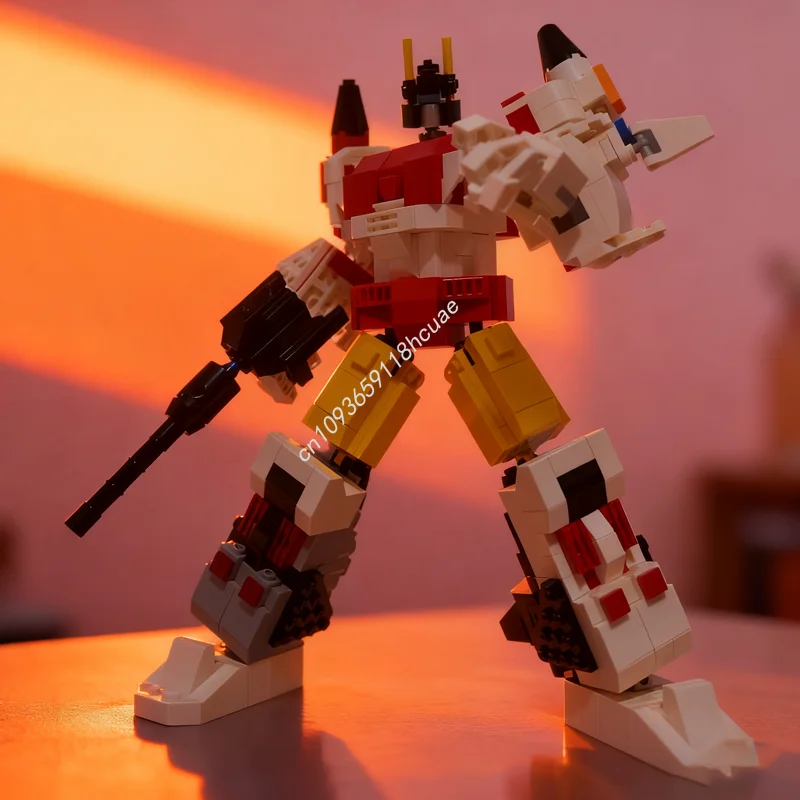

548pcs MOC TF Transforming Robot SUPERION Model Building Blocks Architecture DIY Creative Christmas Gift Education Toys Brick