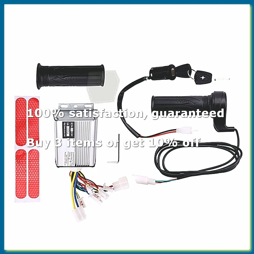 36V 1000W Electric Scooter Brush Controller+Throttle+Accelerator+Lock Kit for Electric Bike/Electric Scooter-A12I