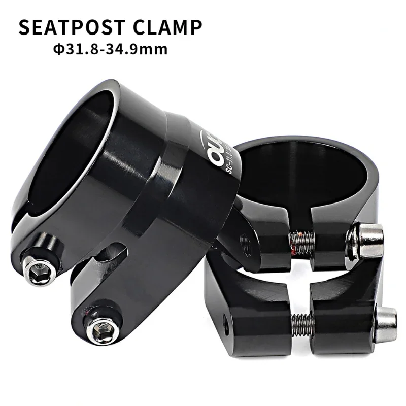 Bicycle Seatpost Clamp 31.8mm/ 34.9mm Saddle Clamp Seatpost Aluminum Alloy Bike Seat Clamp Saddle Tube Clamp Bicycle Parts