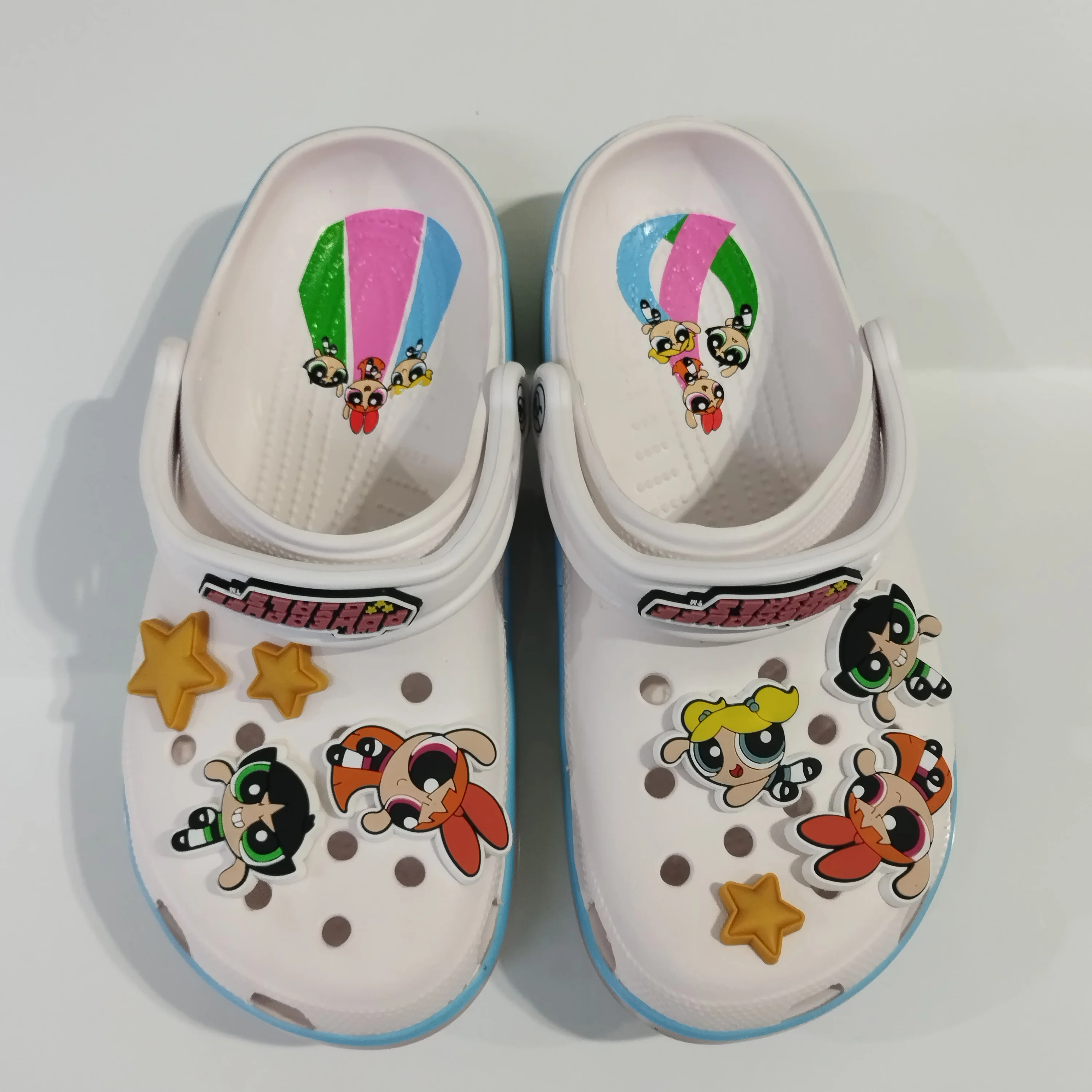 حار بيع الكرتون أنيمي الصلة Powerpuff الفتيات سلسلة النعال خفيفة للغاية وناعمة سوليد تنوعا ومريحة هدية #5