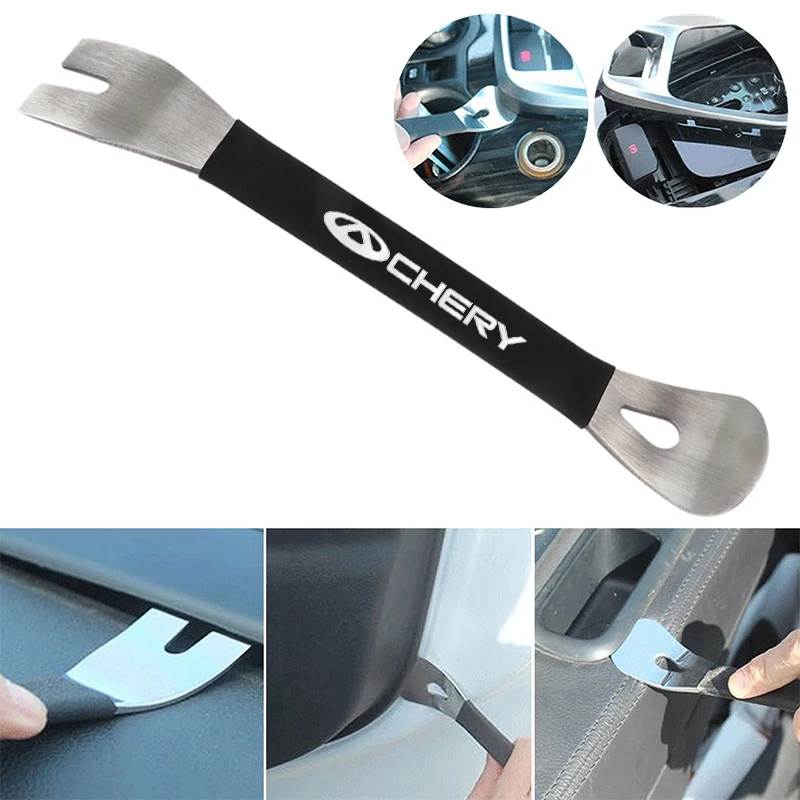 1PC Car Interior Installation Removal Tool Stainless Steel Pry Plate For CHERY TIGGO 3 4 5 7 PRO 8 Accessories