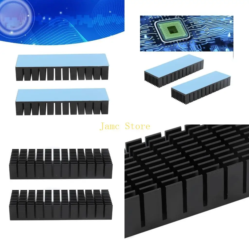 lx0b-ハイパワーデバイス用の効率的なアルミニウム合金の放熱板-120x40x20mm