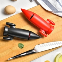 Manual Kitchen Knives Sharpener Scissor Sharpening Accessories Plastic Material