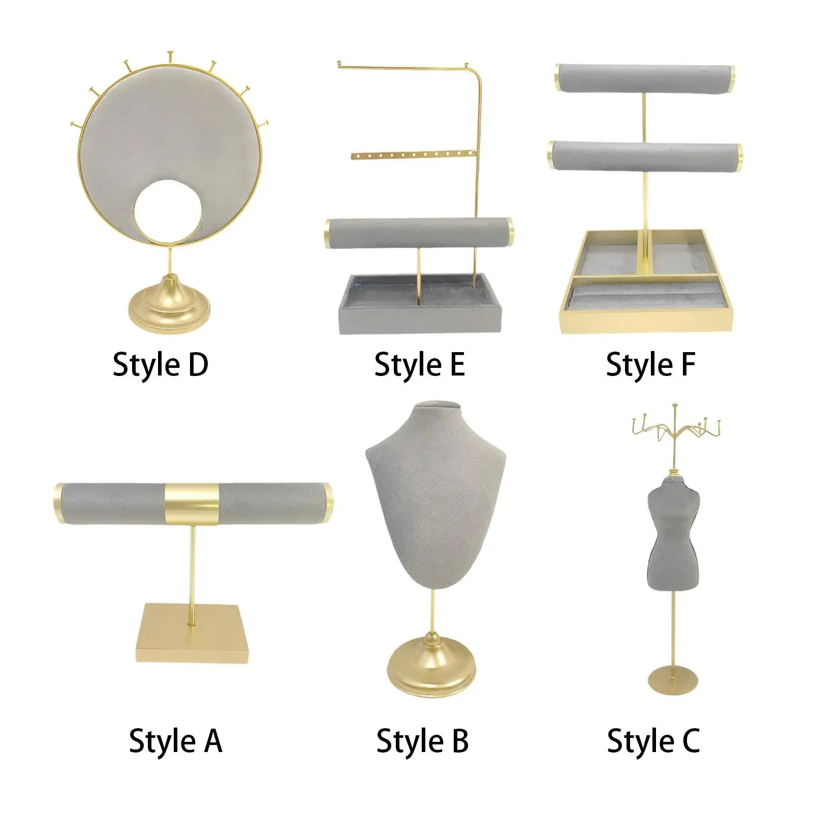 Jewelry Display Stand Decoration Multifunctional Accessorie Portable Organizer for Watches Store Window Dresser Bangles Pendants