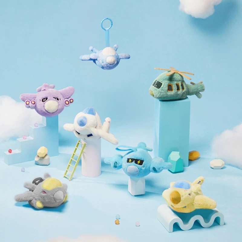

Hot Sale Super Cool Fighter Aircraft Plush Toys Stuffed Mini Cartoon Airplane Pendnats Cute Keychain Bags Decor Car Interior