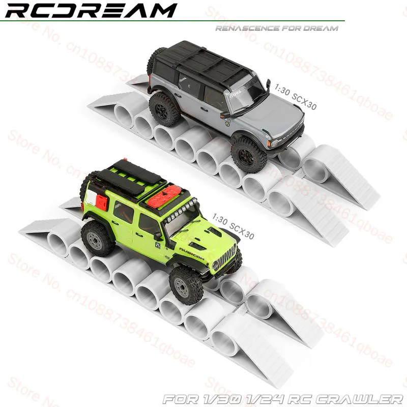 RCDream 1/30 1/24 SCX30 FCX24M Remote control car climbing tool Bridge Hole Obstacle Track Adjustable Performance Testing Rc