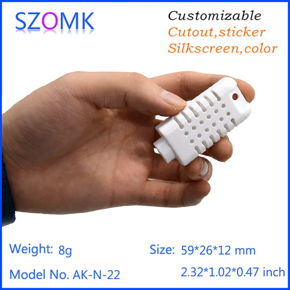 szomk diy plastic electrical box equipment box shell enclosure (20Pcs) 59*26*12mm enclosure housing electronics project box