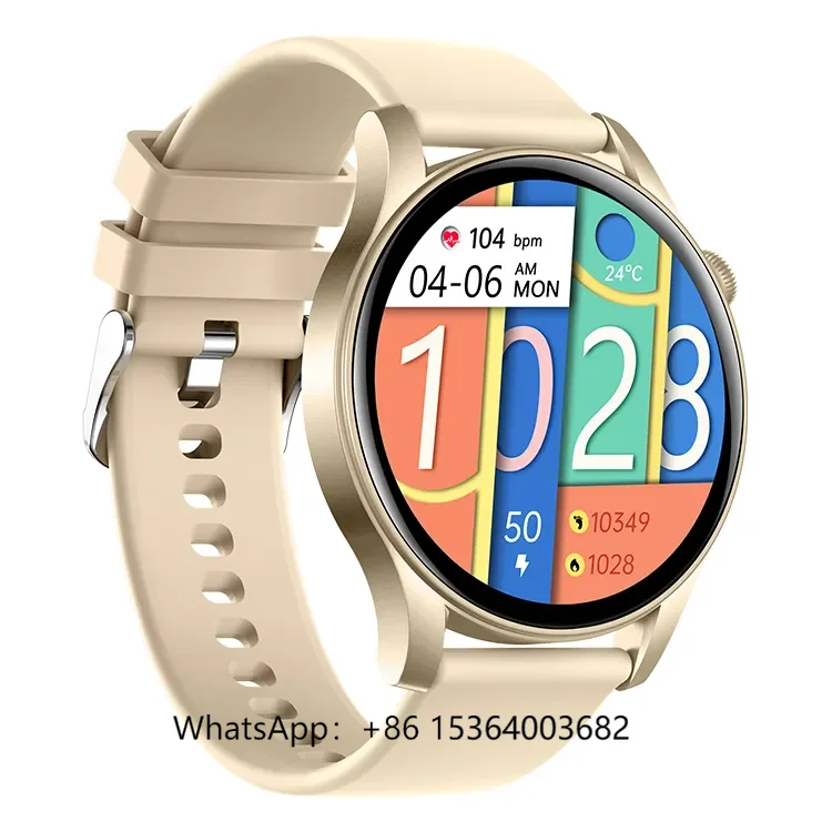 

Ladies Fashion Reloj Intelligent KC88 Smart Watches with 1.4 Inch Round Screen BT Calling AI Assistant