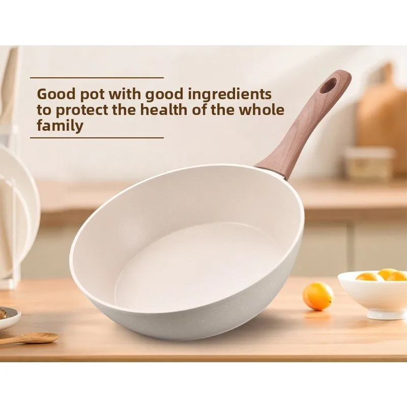 

Household cooking pan, non-stick frying pan, flat-bottomed pan, induction cooker, universal non-stick pan