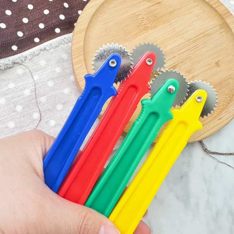 Sewing Tools Leather Overstitch Wheel Plastics Space Paper Perforating Tool Tailor Stitch Marker Chalk Gear Patchwork Tools